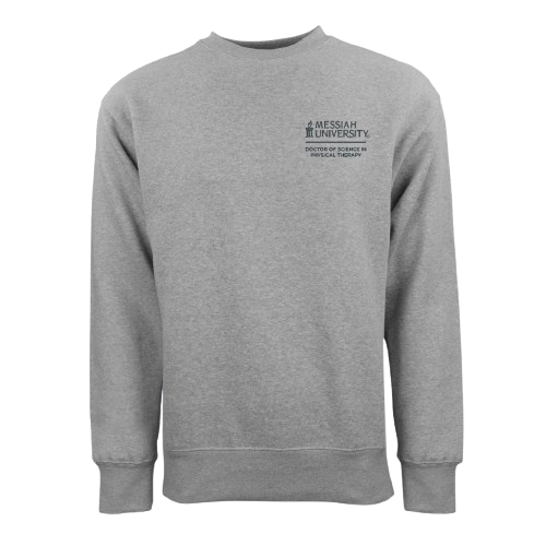 Unisex Fleece Cotton Crew | Dark Steel