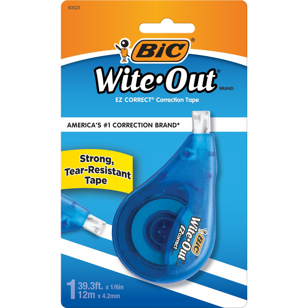 Wite-Out Brand Ezcorrect Correction Tape .17Inx39.3Ft White 1Pk