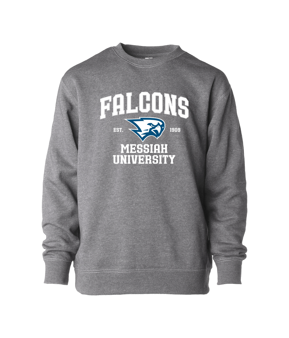 Youth Logoed Crew | Nickel