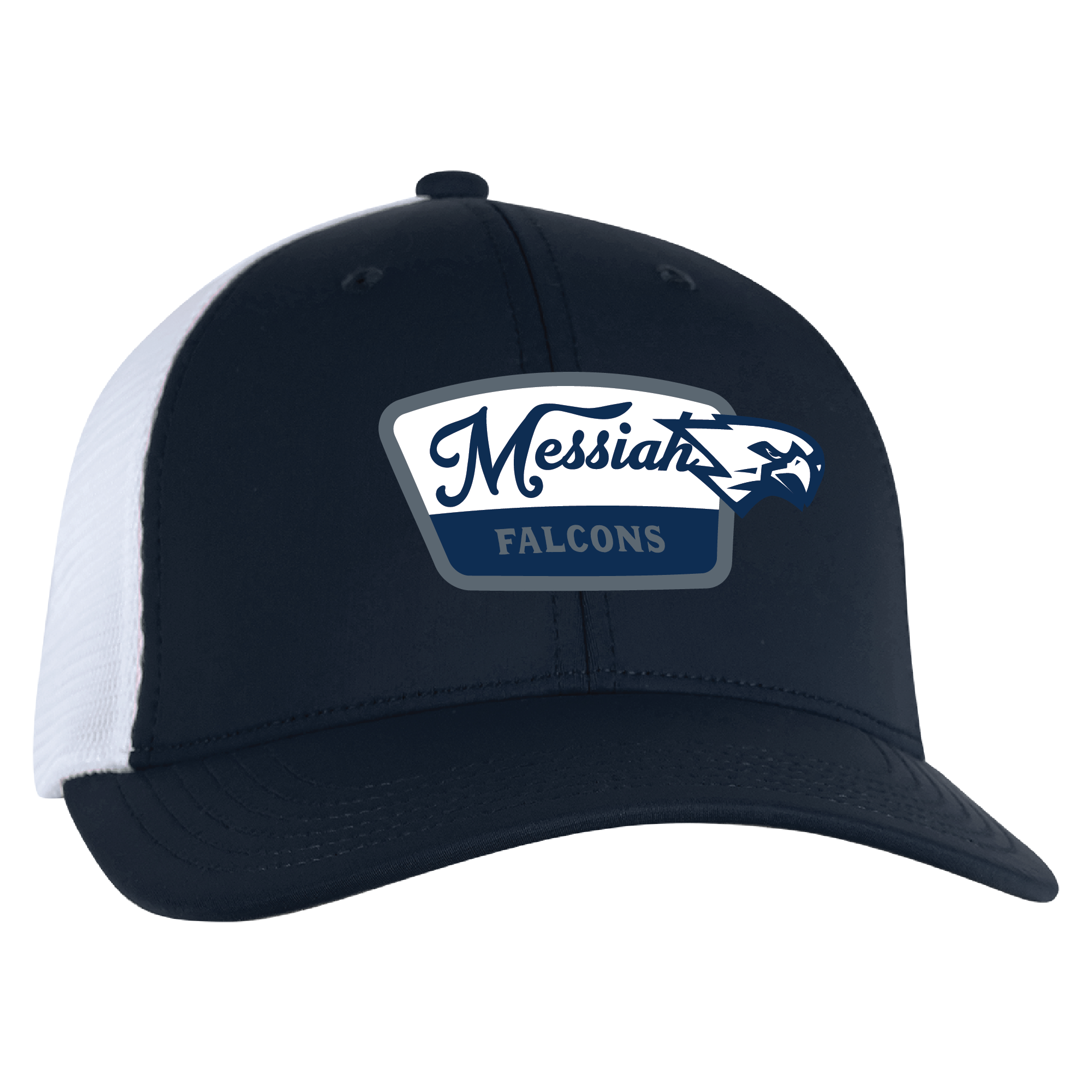 Hugo Structured Solid Nylon Spandex Classic Stretch Fit Cap | Navy