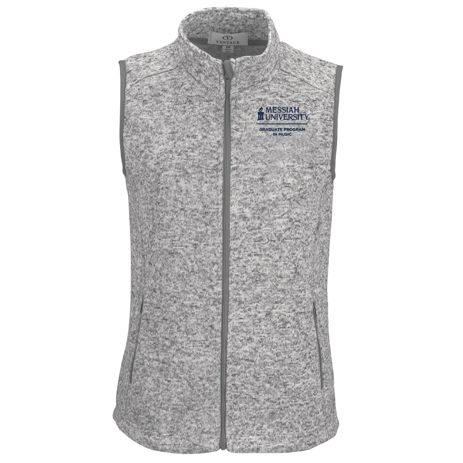 Ladies Summit Sweater Fleece Vest | Iceberg Heather