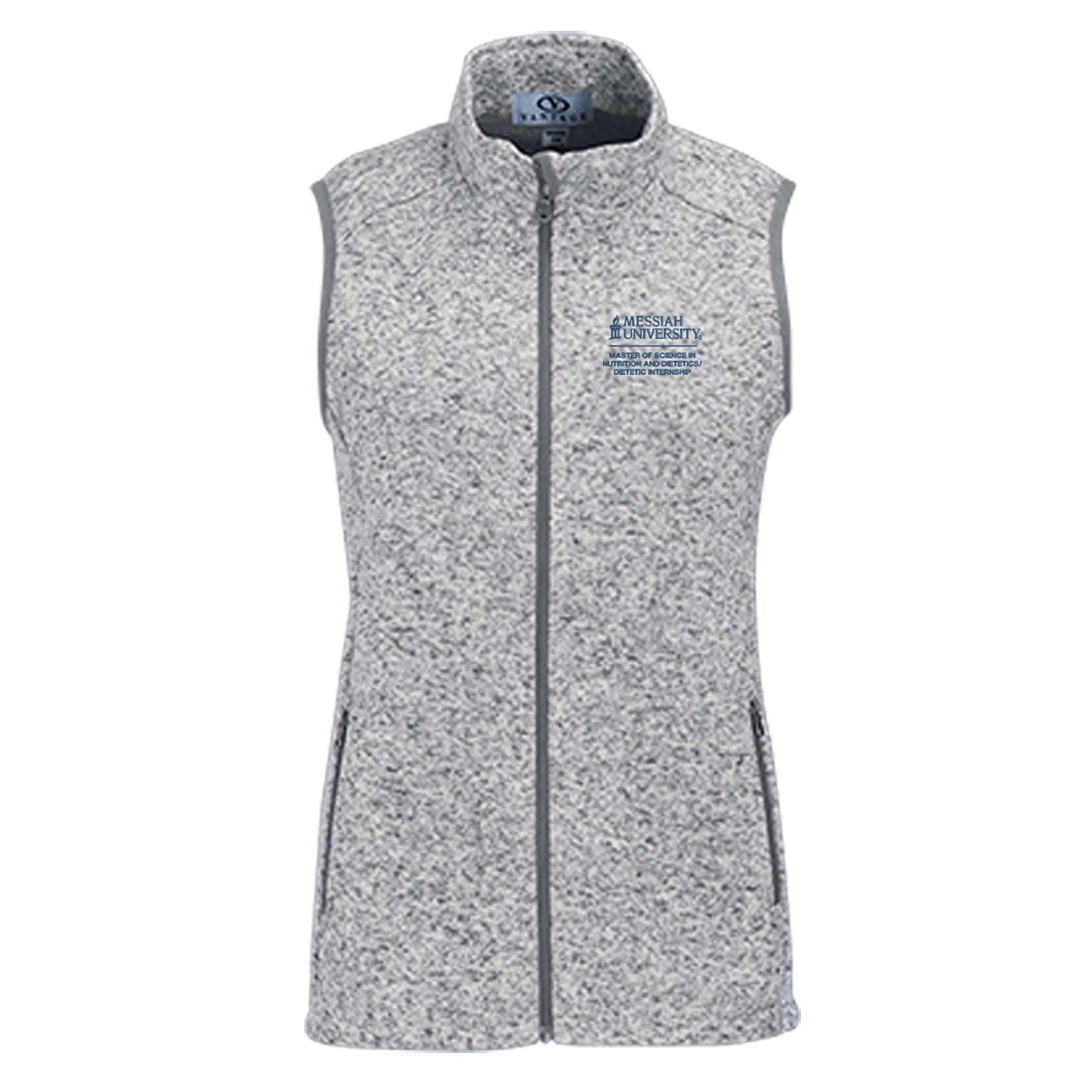 Ladies Summit Sweater Fleece Vest | Iceberg Heather