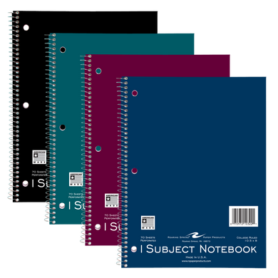 1 Subject Notebook