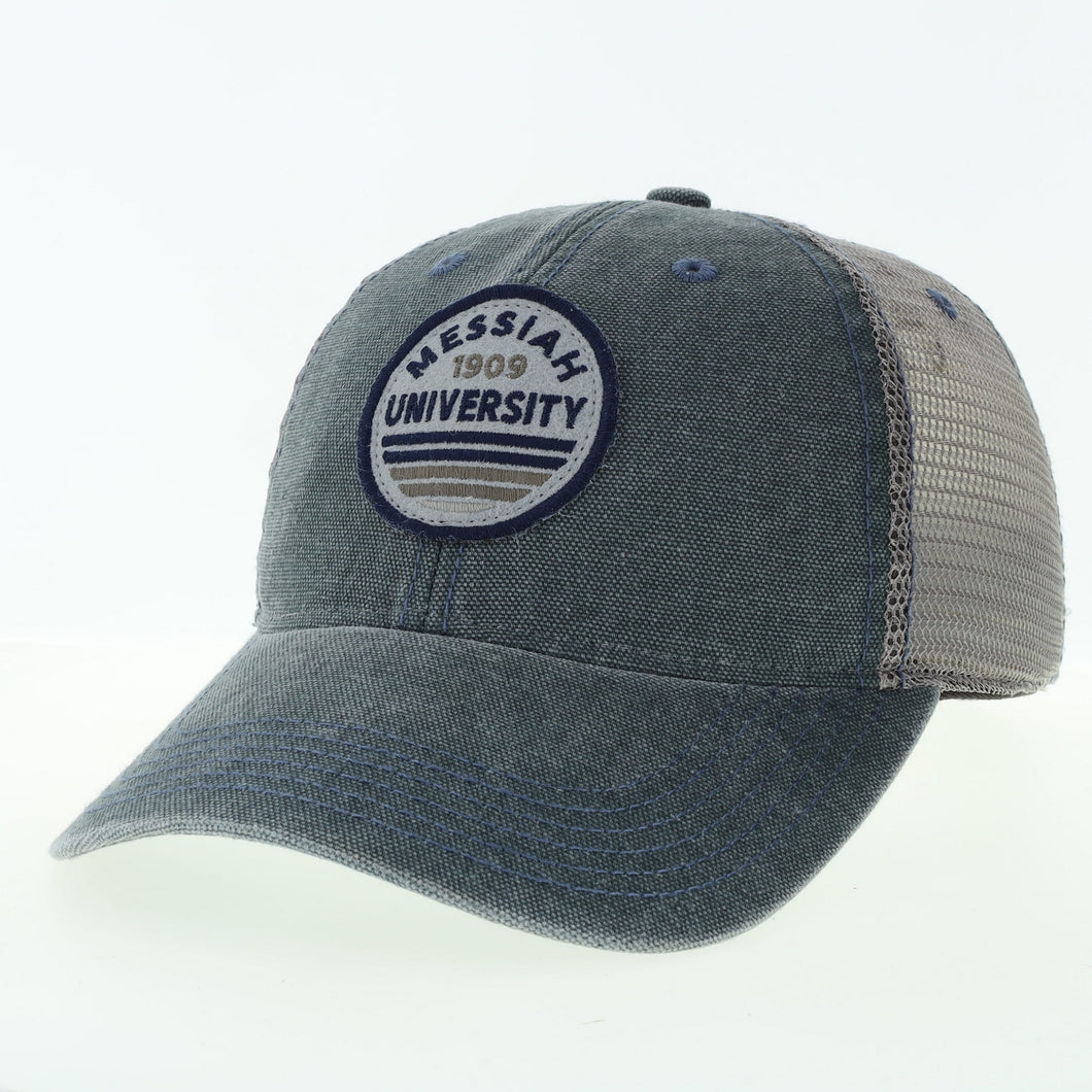 Dashboard Adjustable Trucker Hat Sunset Design, Navy