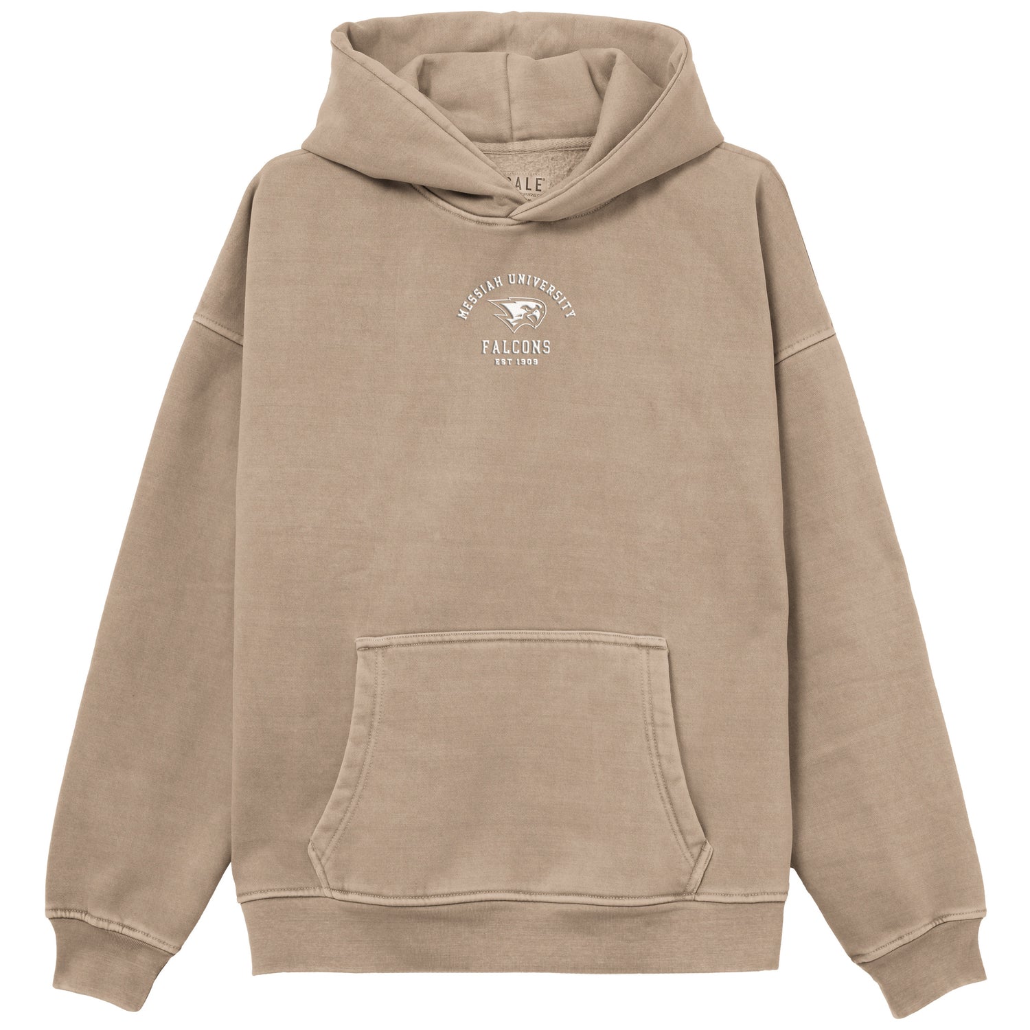 Pigment Dye Oversized Hood | Beige