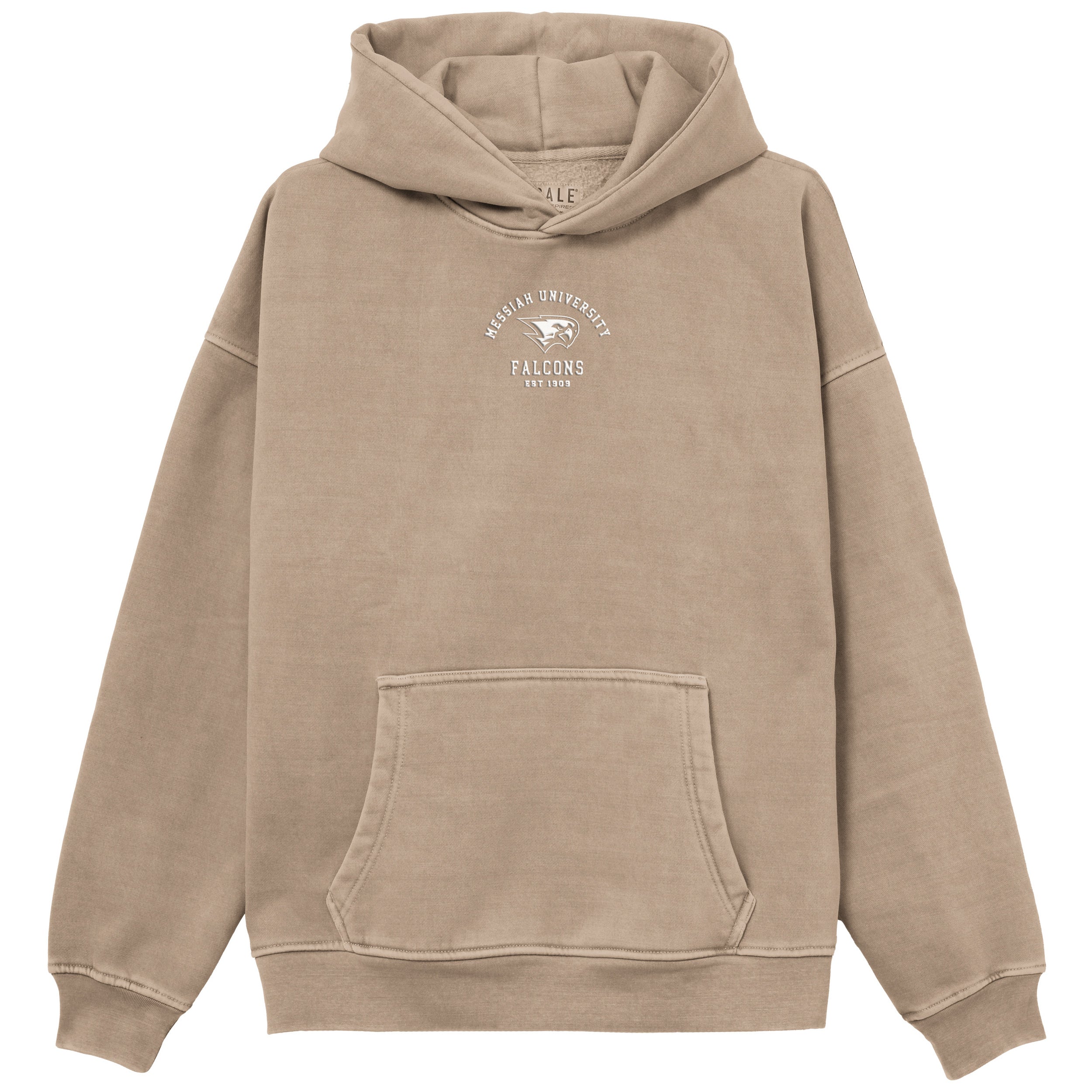 Pigment Dye Oversized Hood | Beige