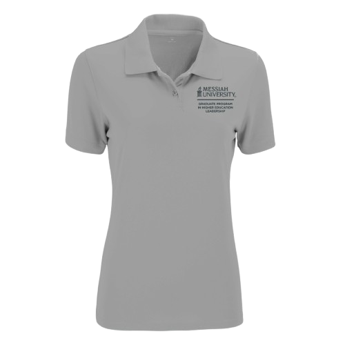 Ladies Vansport Omega Solid Mesh Tech Polo | Grey