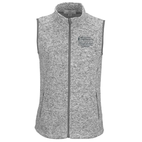 Ladies Summit Sweater Fleece Vest, Iceberg Heather