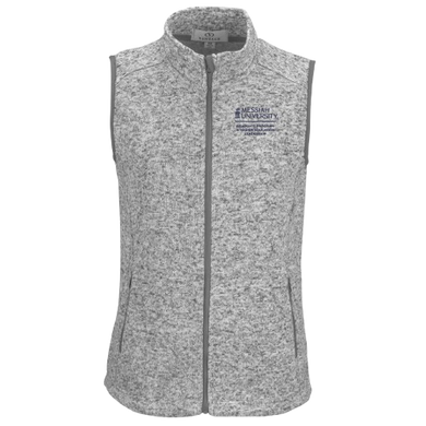 Ladies Summit Sweater Fleece Vest, Iceberg Heather