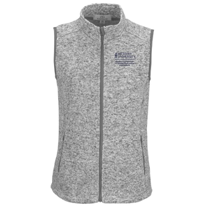 Ladies Summit Sweater Fleece Vest, Iceberg Heather