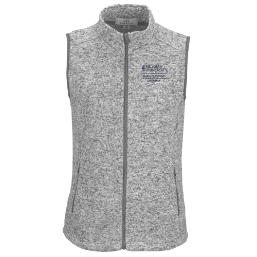 Ladies Summit Sweater Fleece Vest, Iceberg Heather