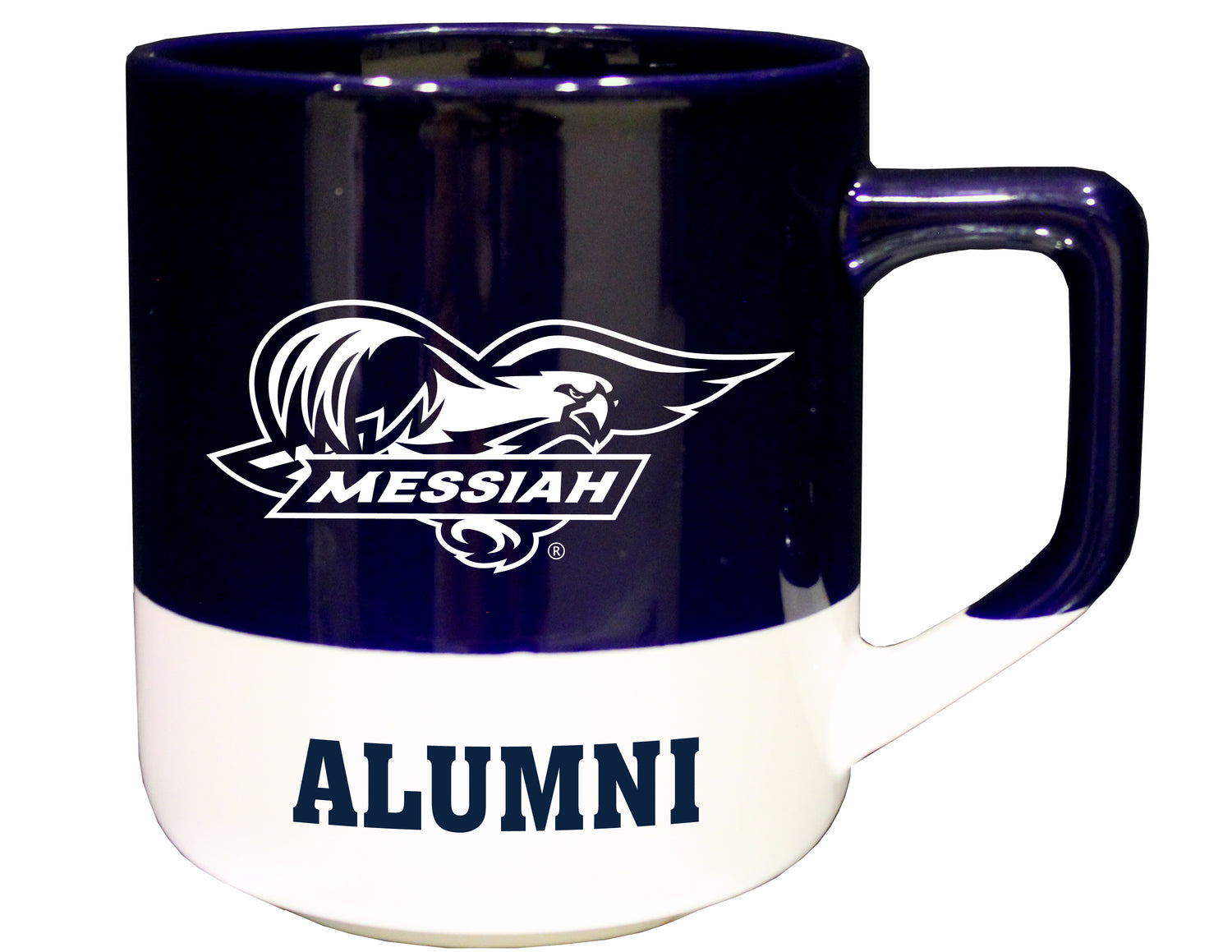 Messiah Alumni Mug | Navy &amp; White