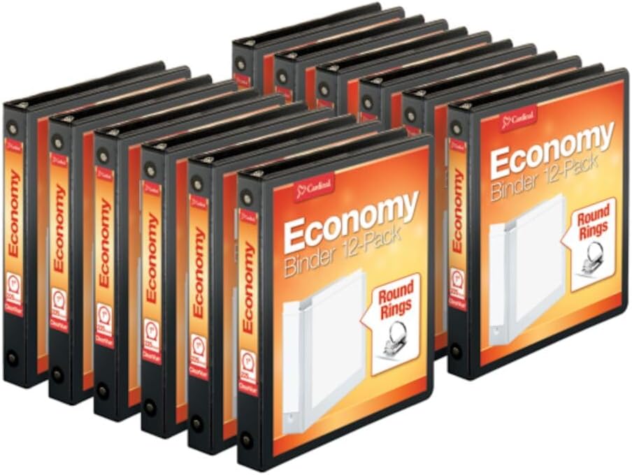 1" Vinyl 3-Ring Binder