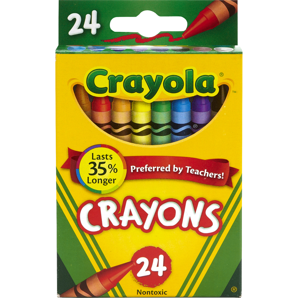 Crayola Crayons - Asst Standard 24Pk