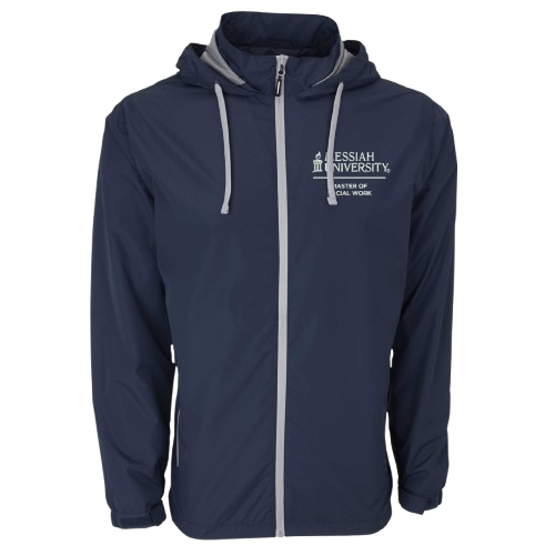 Men's Club Jacket, Navy/Grey