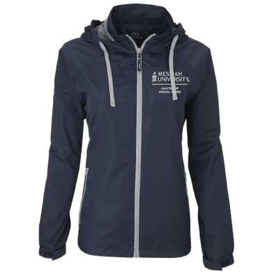 Ladies Club Jacket, Navy/Grey