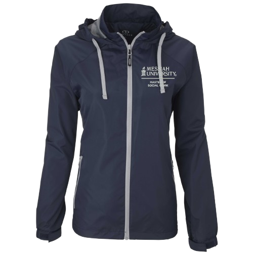 Ladies Club Jacket, Navy/Grey