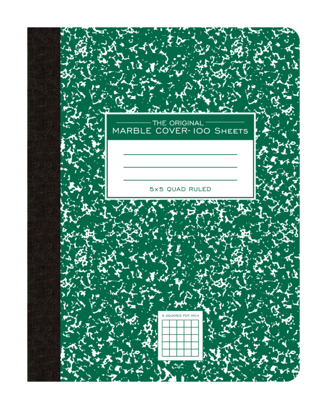 Green Marble Graph Paper