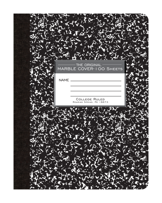 Black Marble Composition Book