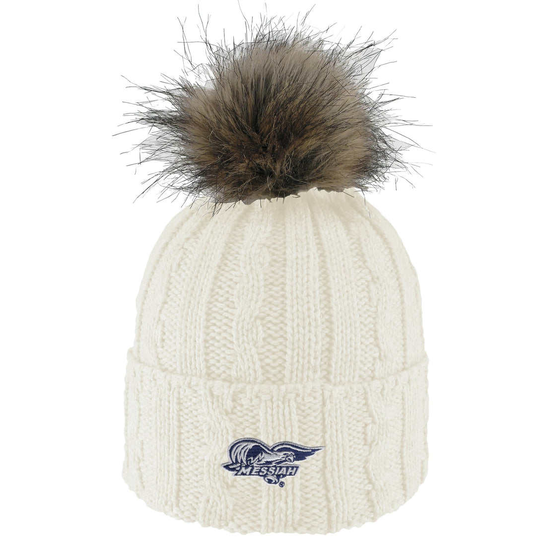 Alps Knit Pom Beanie | Cream