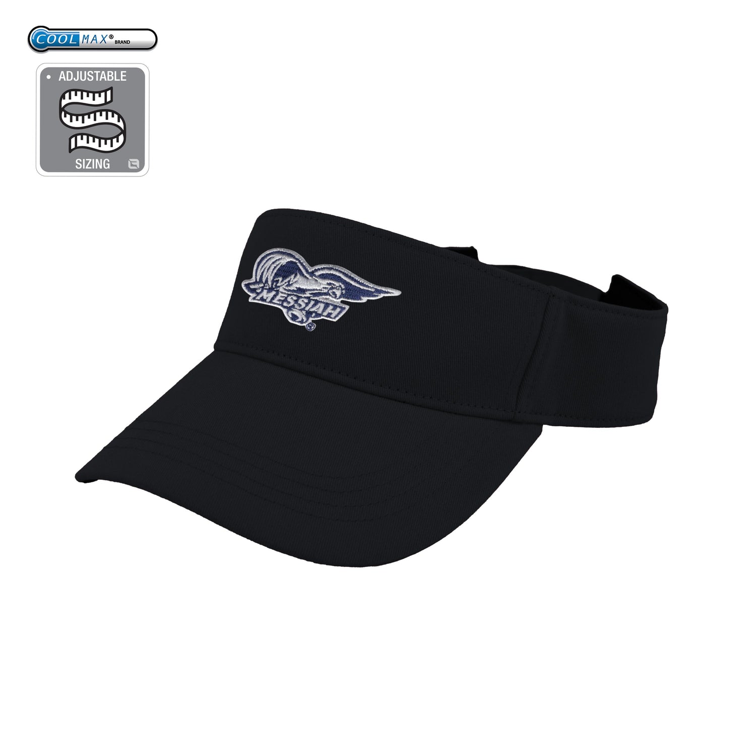 Slice Cotton Visor | Navy