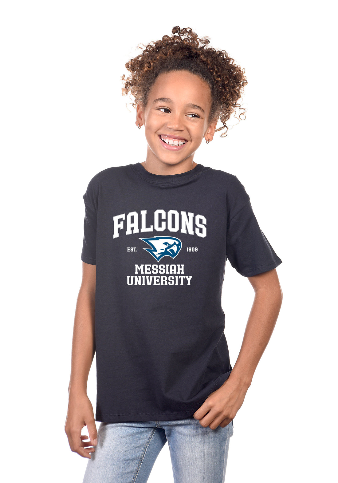 Youth Logoed Tee | Navy