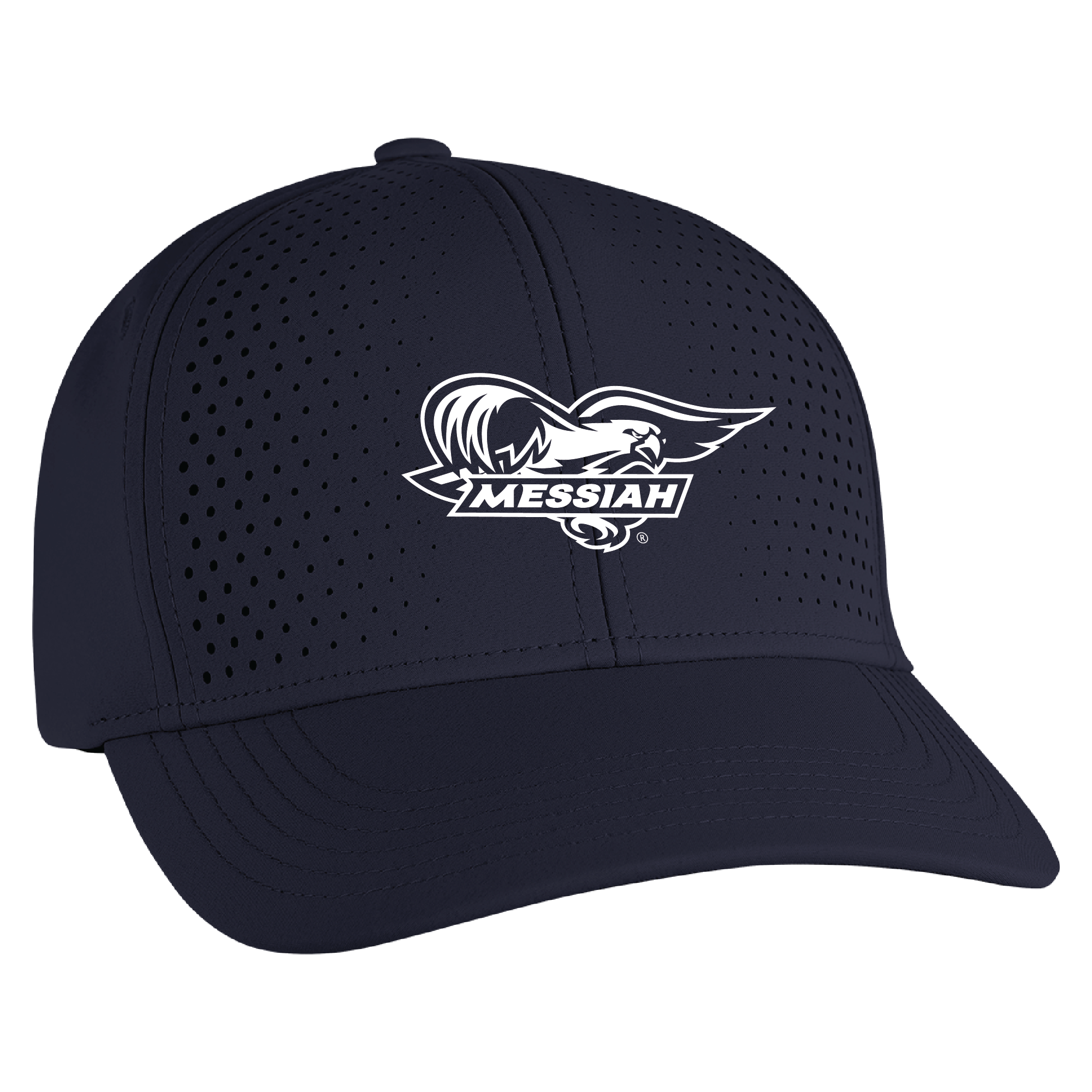 Airflow Laser Front Panel Structured Classic Fit Cap | Navy