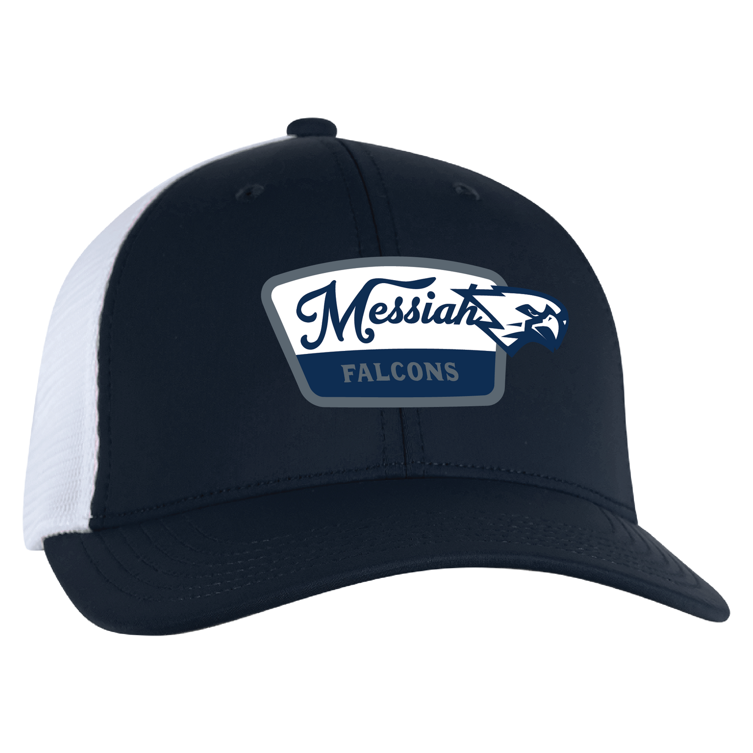 Hugo Structured Solid Nylon Spandex Classic Stretch Fit Cap | Navy