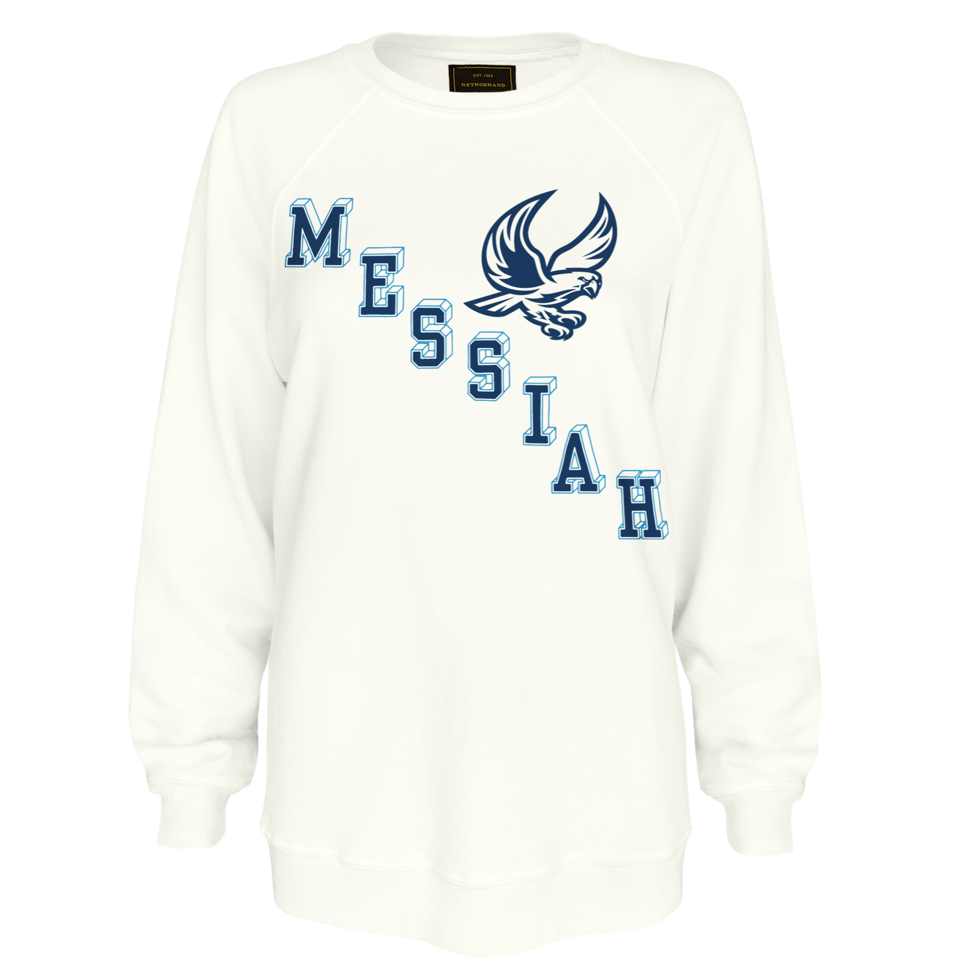 Ladies French Terry Crew | Vintage White