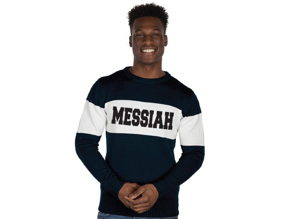 Bar Down Sweater | Navy