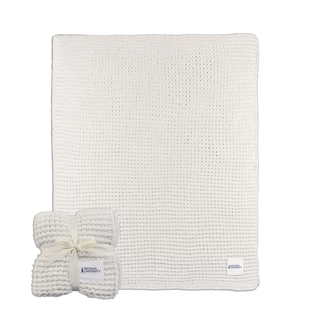Cable Knit Blanket | Ivory