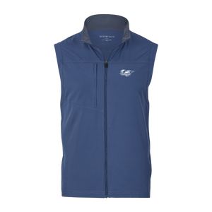 Stretch Woven Vest, Indigo (F24)