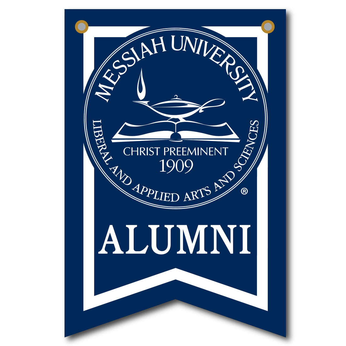 12 X 18 Dovetail Seal Banner | Navy