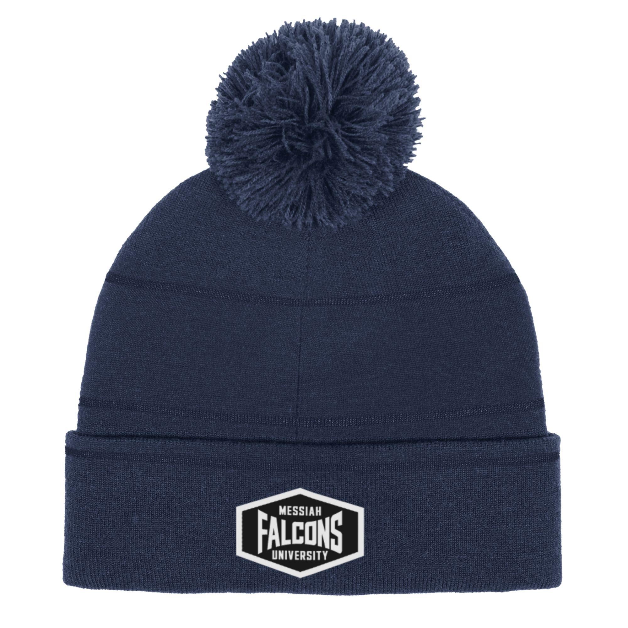 Halftime Jacquard POM Beanie | Navy