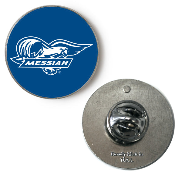 Foxboro Large Round Lapel Pin | Navy