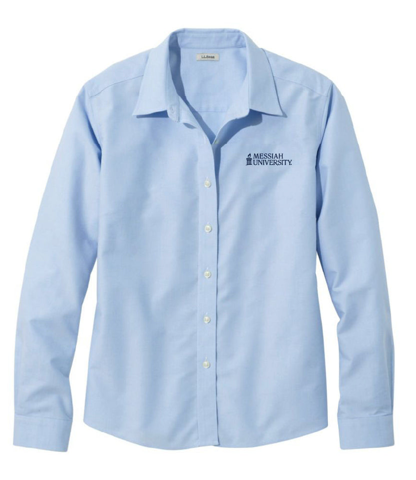 Ladies Wrinkle-Free Classic Oxford Cloth Shirt | Blue