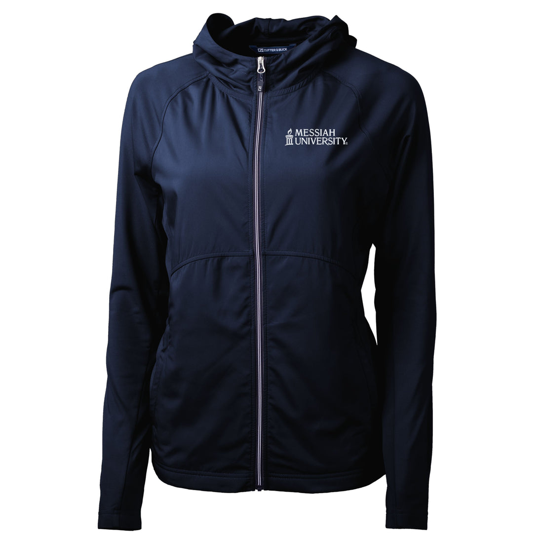 Adapt Eco Knit Hybrid Recycled Womens Full Zip Jacket | Navy