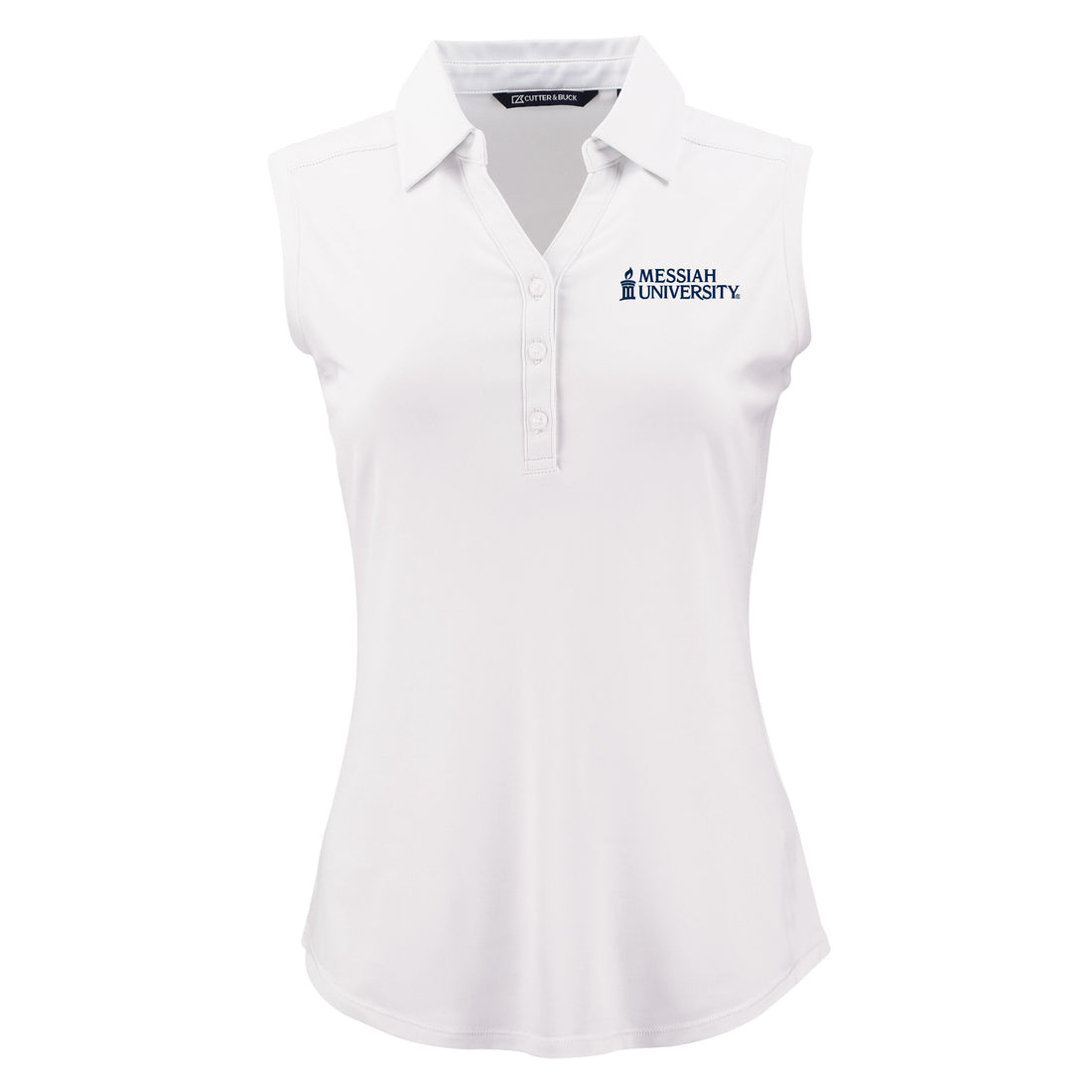 Forge Eco Recycled Sleeveless Womens Polo | White