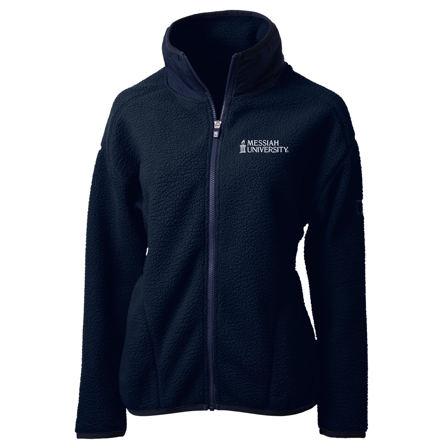 Cascade Eco Sherpa Womens Fleece Jacket | Navy