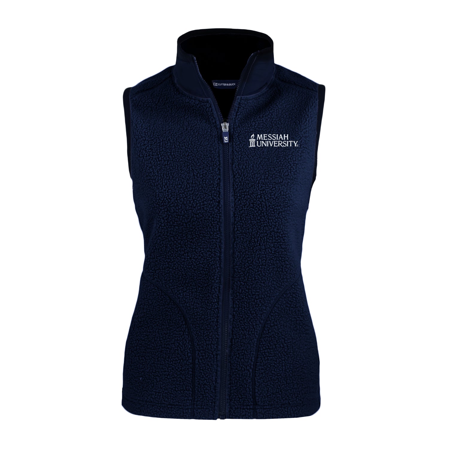 Cascade Eco Sherpa Fleece Womens Vest | Navy
