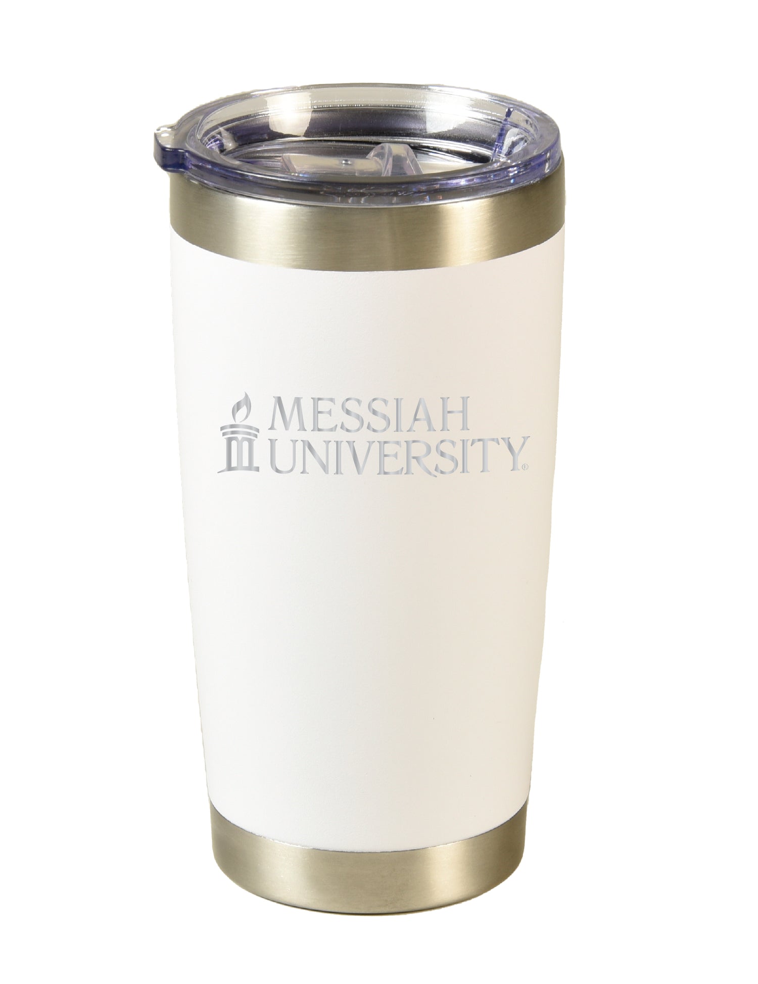 20 oz Stainless Steel Tumbler | White