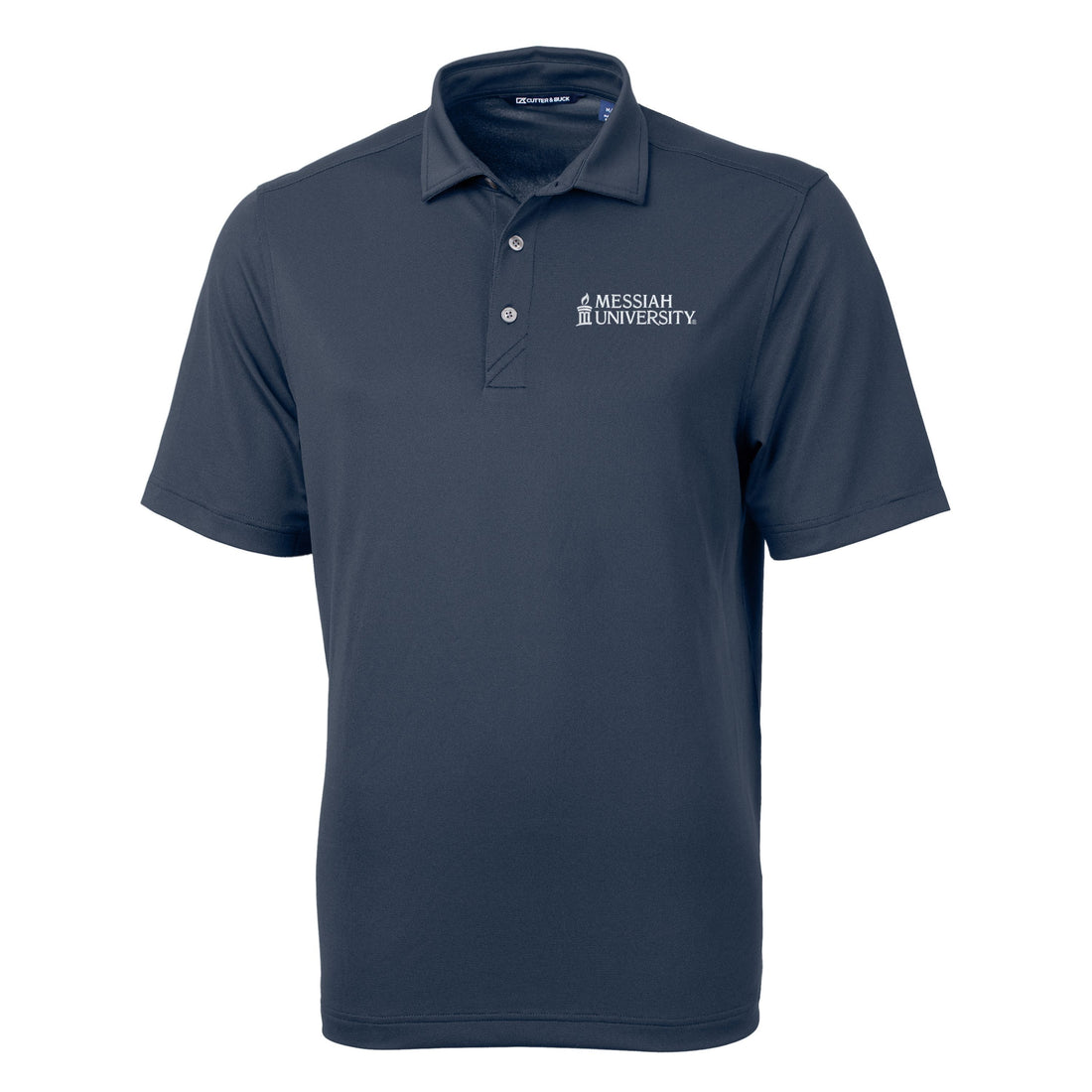 Virtue Eco Pique Recycled Mens Polo | Navy