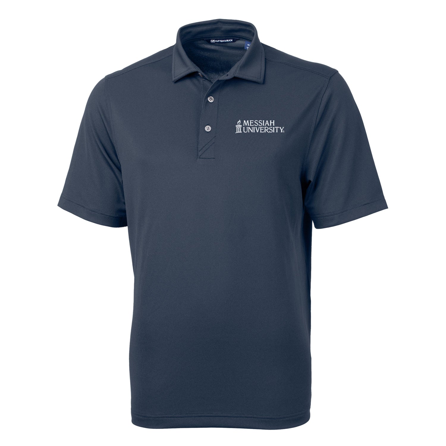 Virtue Eco Pique Recycled Mens Polo | Navy