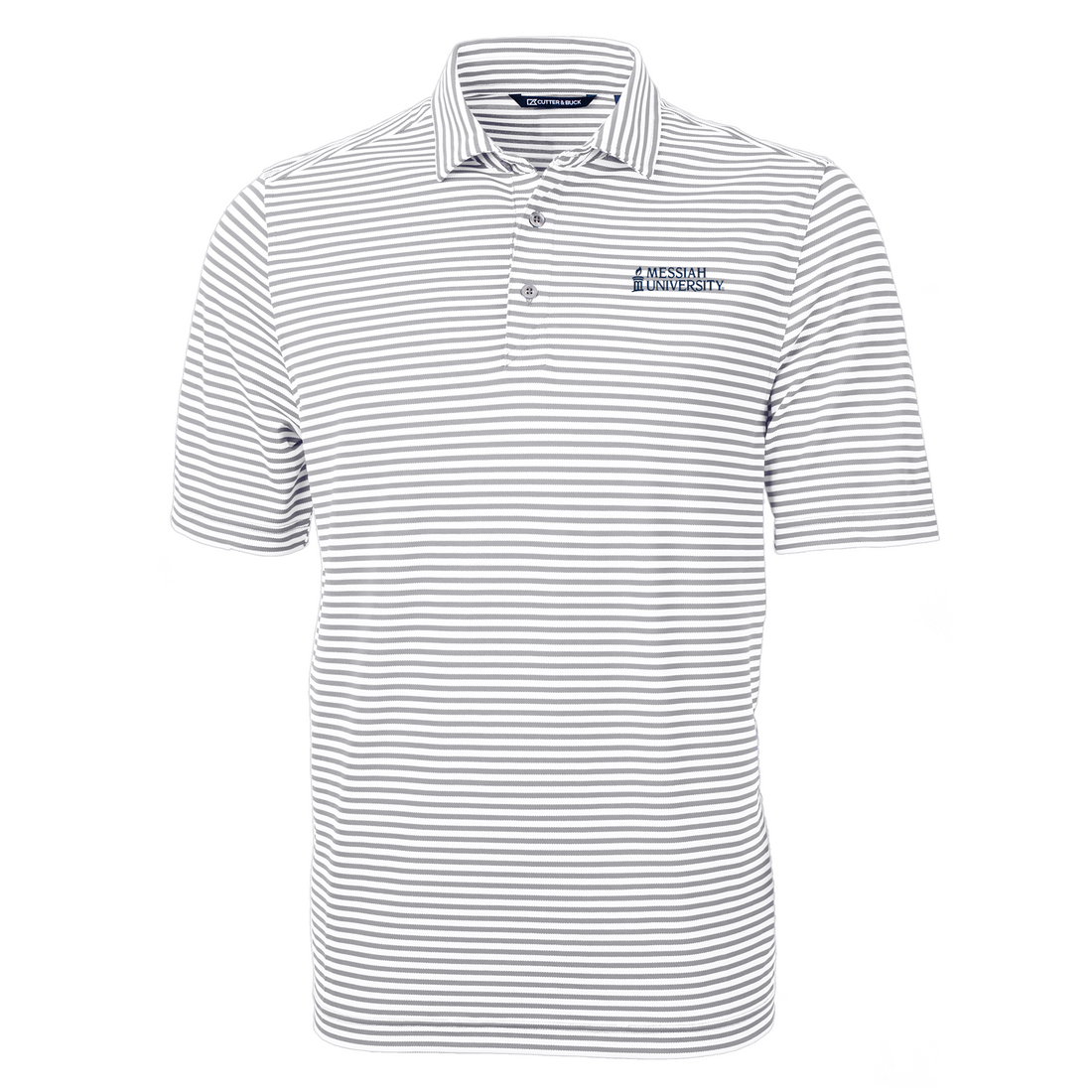 Virtue Eco Pique Stripe Recycled Polo | Polished