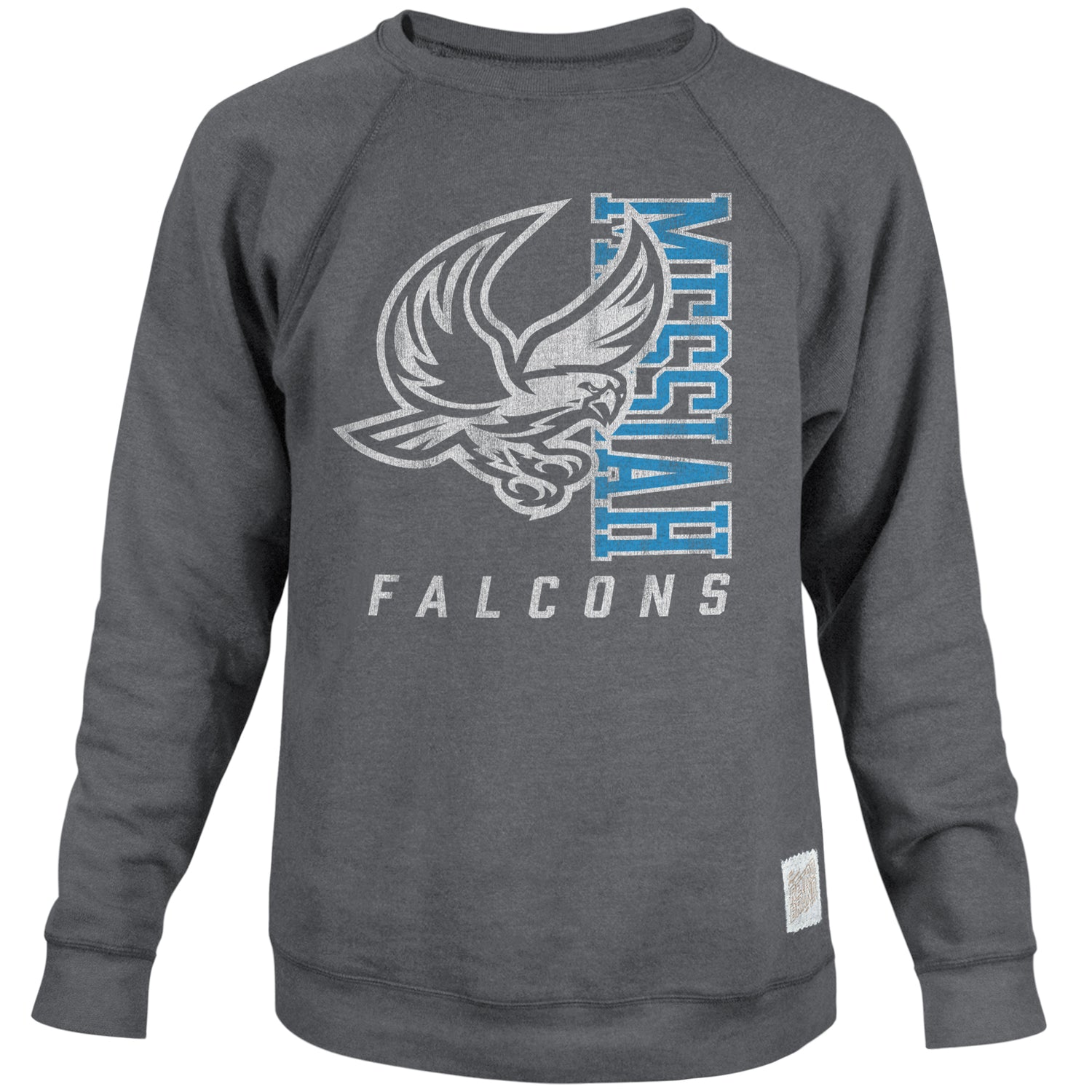 Softtee Heather Crew | Charcoal