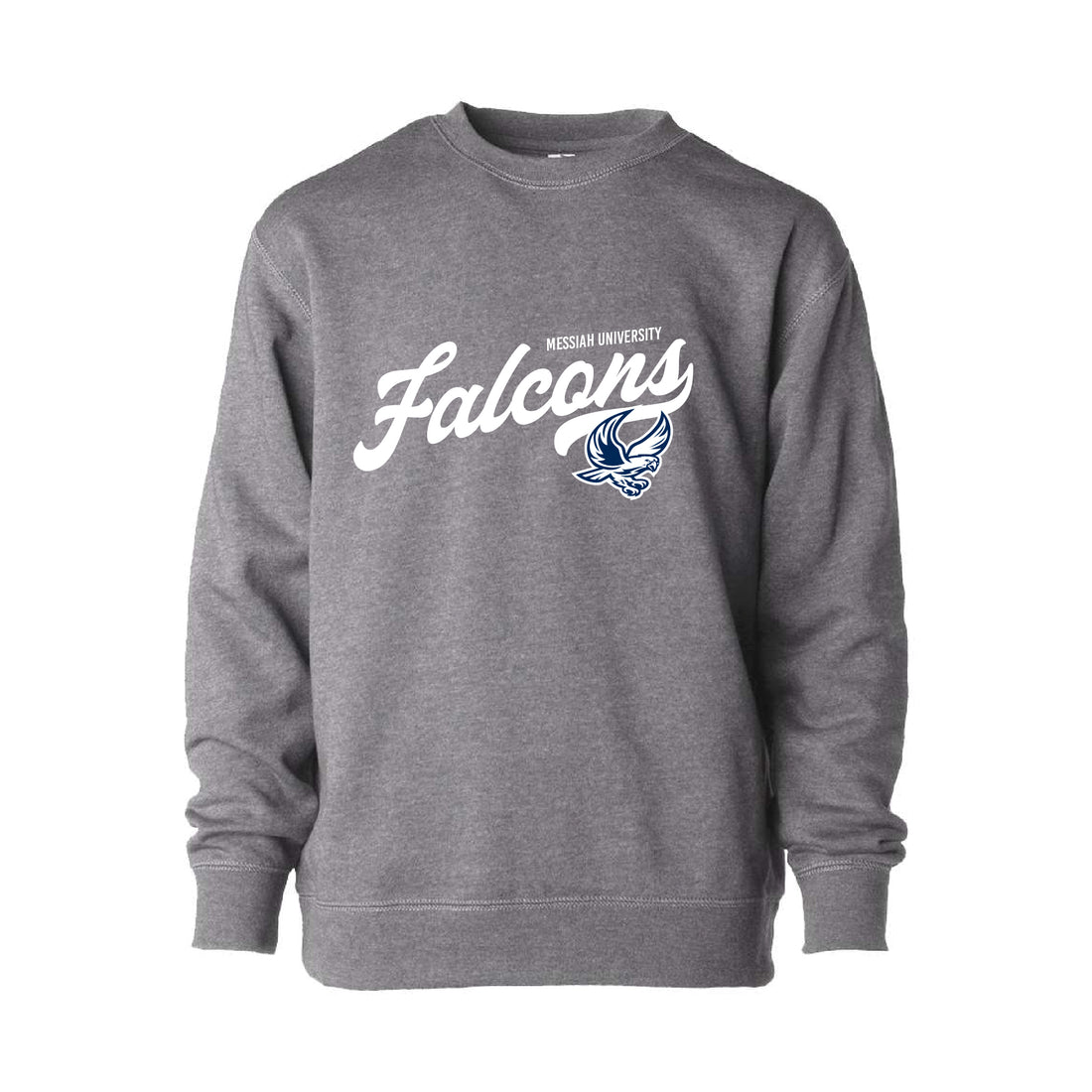 Toddler Vintage Script Crew | Nickel