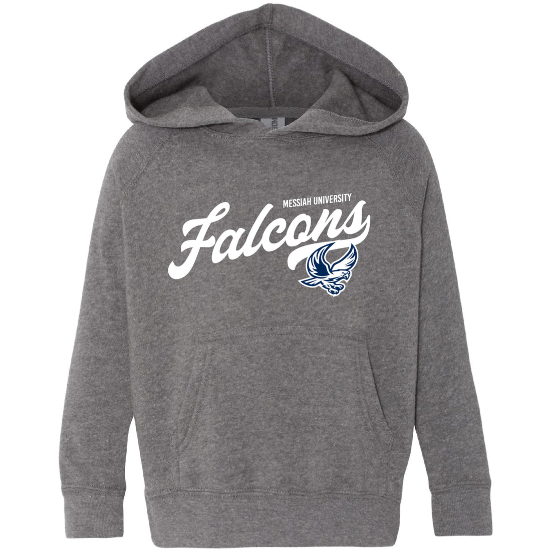 Toddler Vintage Script Hood | Nickel