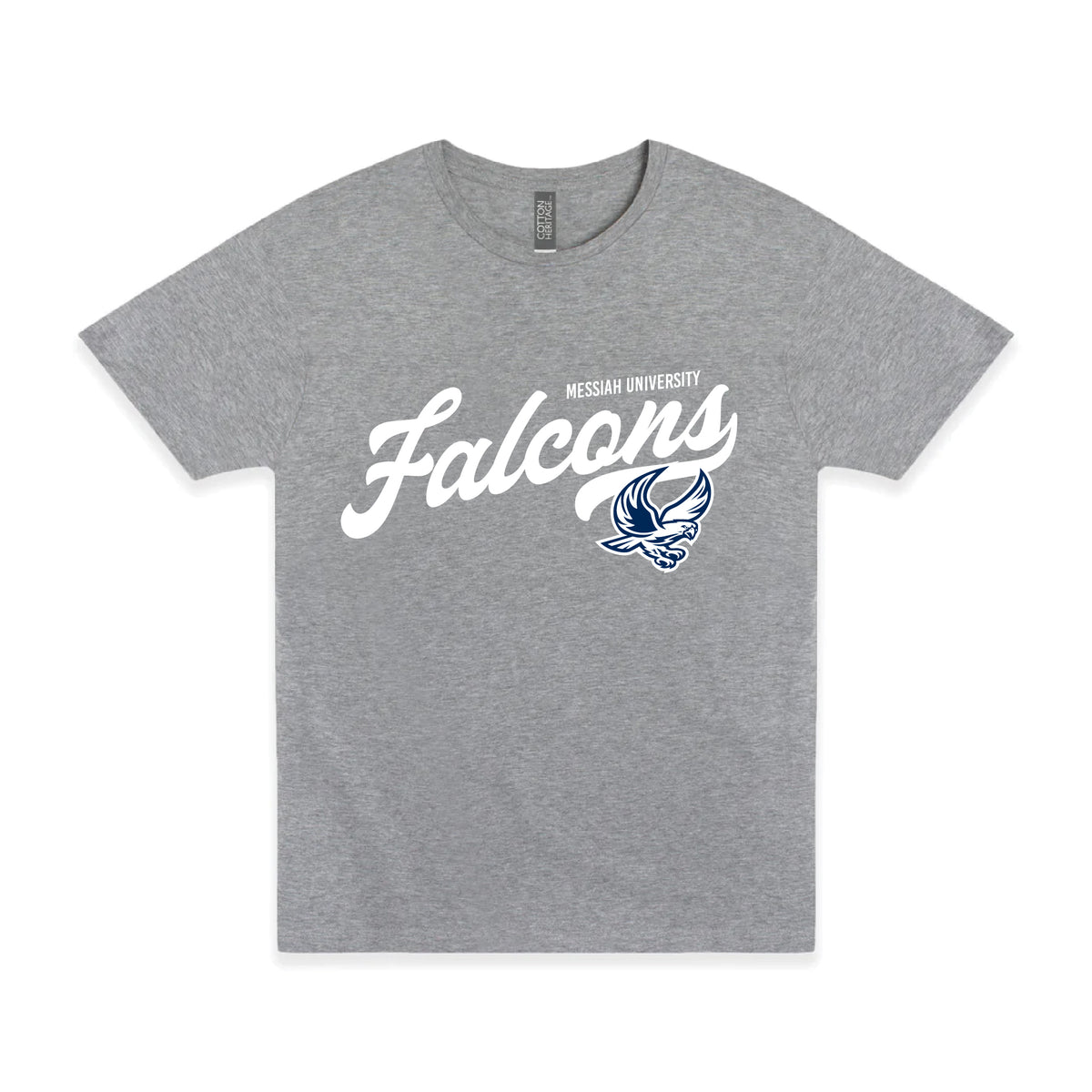 Youth Vintage Script Tee | Athletic Heather