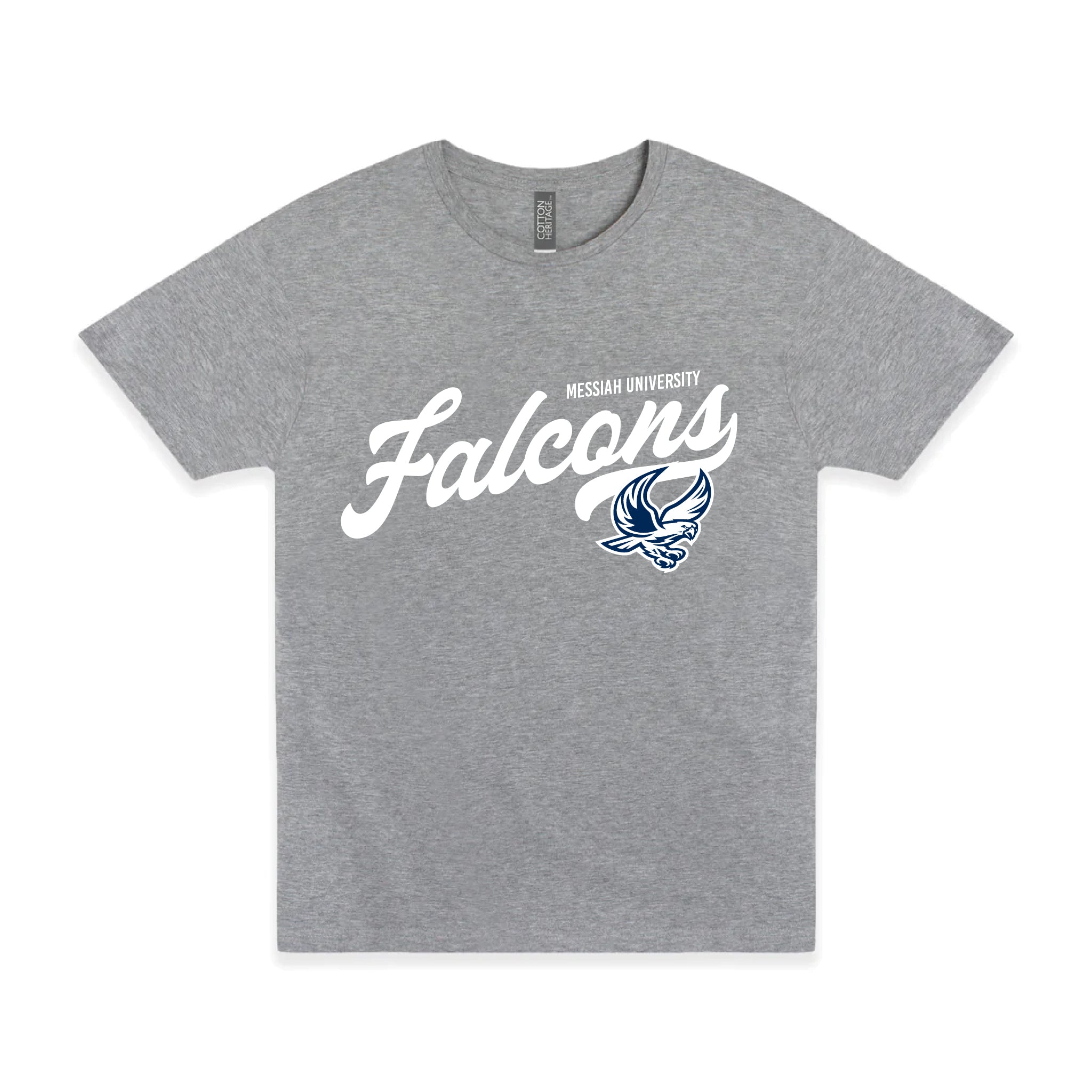 Youth Vintage Script Tee | Athletic Heather