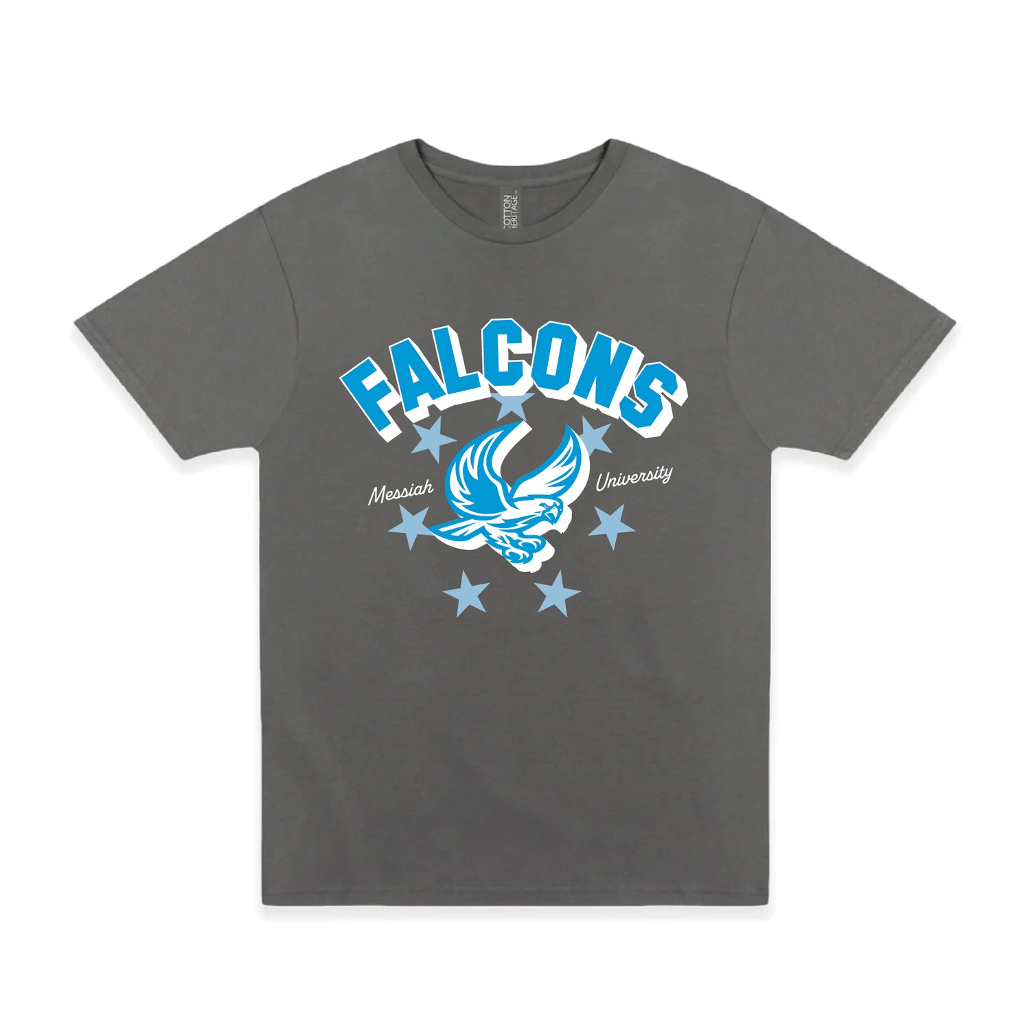 Retro Mascot Tee | Cool Grey